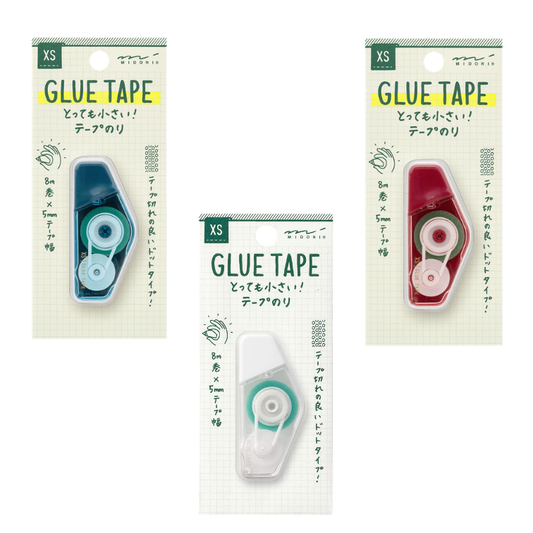 Glue Tape XS - Ruban adhésif - Midori - Coloris au choix