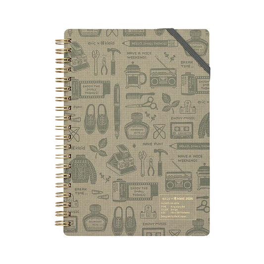 Agenda à spirales 2026 – Kleid x Eric Small Things 📖✨