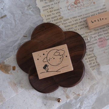 Tampon en bois – Hello, Moon | Eileen Tai Studio