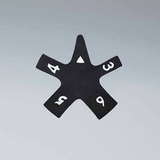 gomme-de-precision-5-tailles-design-etoile-noir vue 6