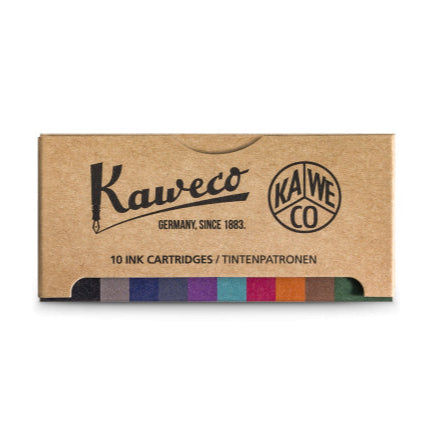 cartouches kaweco internationales 10 couleurs