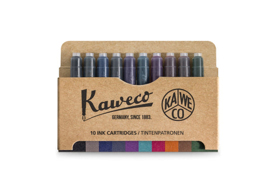 pack-de-10-cartouches-d-encre-kaweco-multicolore vue 2