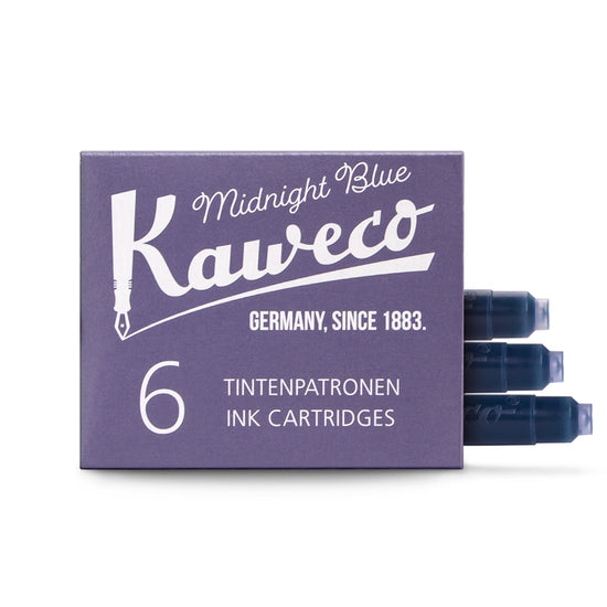 pack-de-6-cartouches-d-encre-kaweco-midnight-blue-1 vue 2
