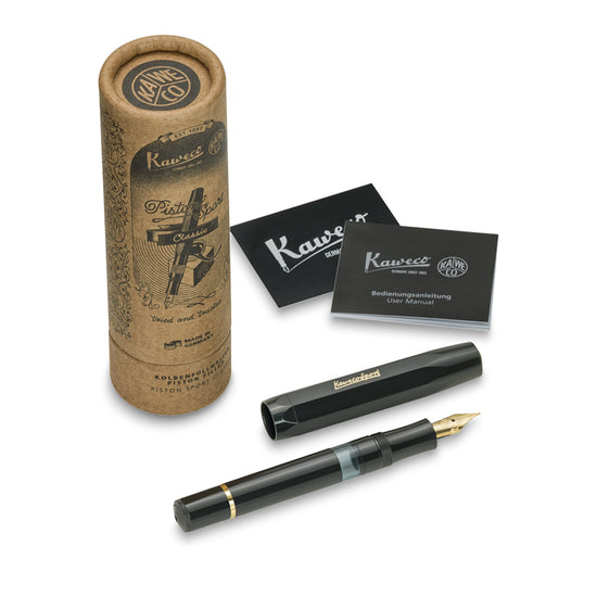 kaweco-piston-sport-classic-stylo-plume-f-ou-m vue 4