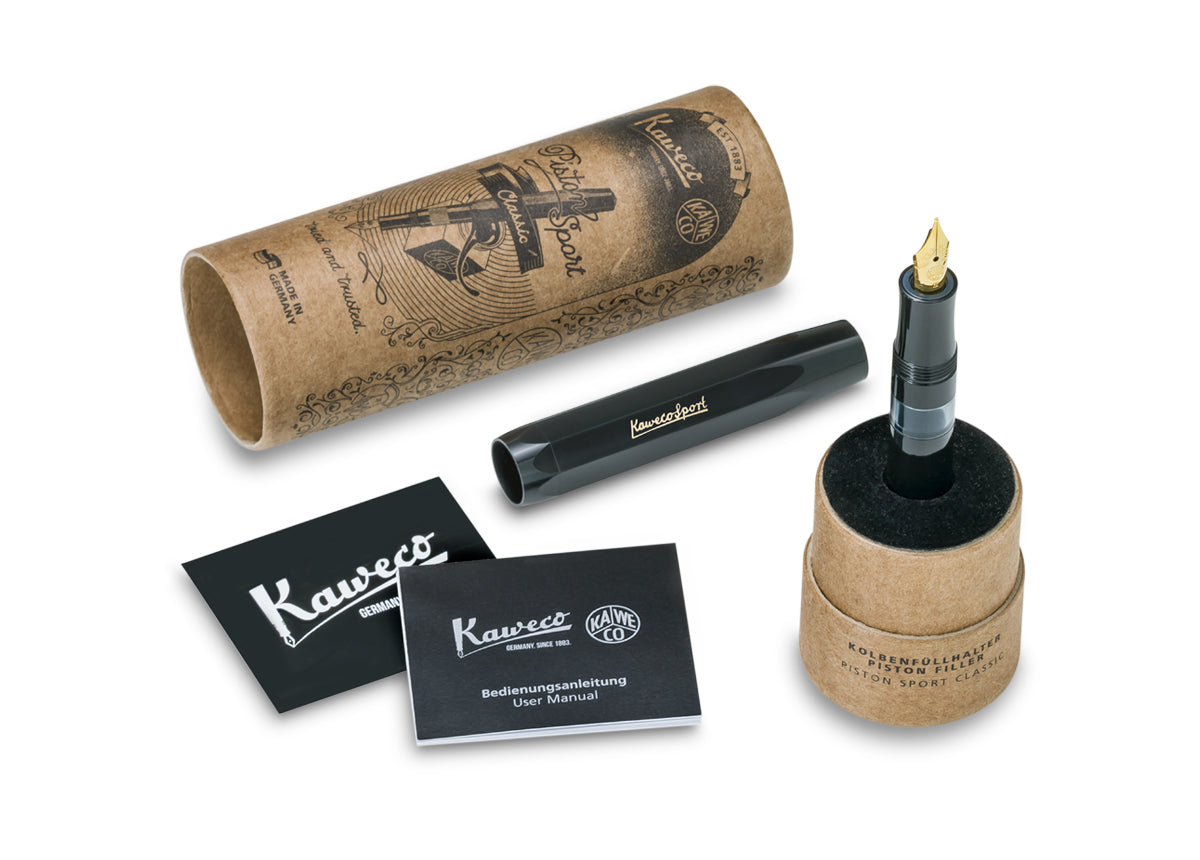 kaweco-piston-sport-classic-stylo-plume-f-ou-m vue 5