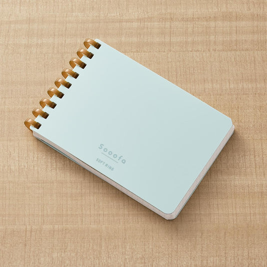 Carnet à anneaux souples - Format A7 - Bleu