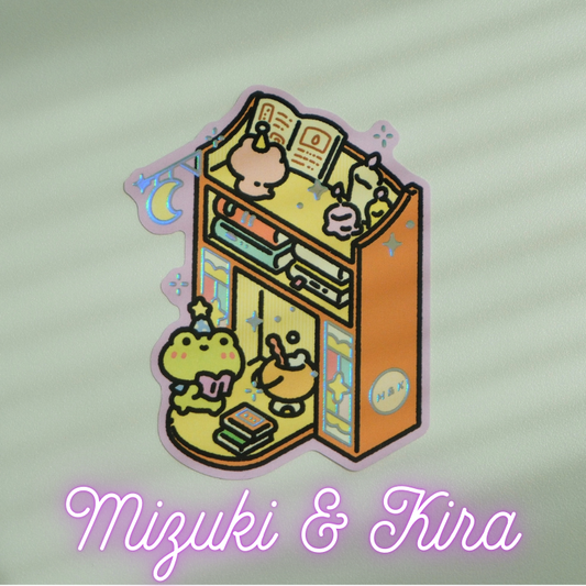 Stickers découpés – Club de Lecture de l’Île Bunnie - plusieurs modèles disponibles