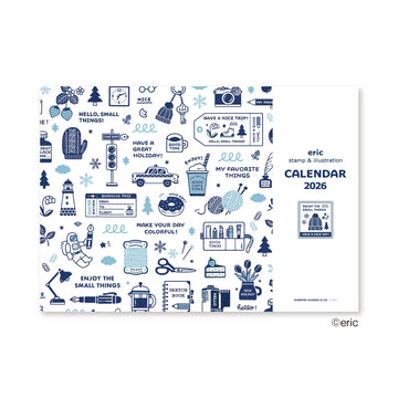 Calendrier mural 2026 – Shinnippon x Eric Small Things