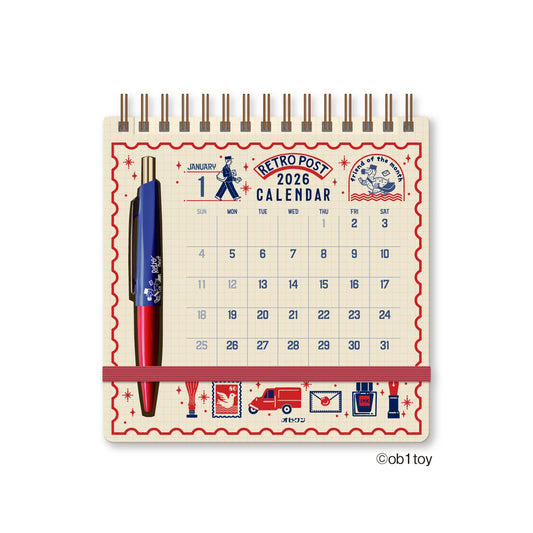 Calendrier de bureau 2026 – Shinnippon x OB1