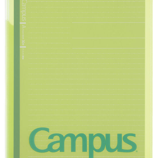Cahier Kokuyo Campus avec pochette de rangement – B5 vert