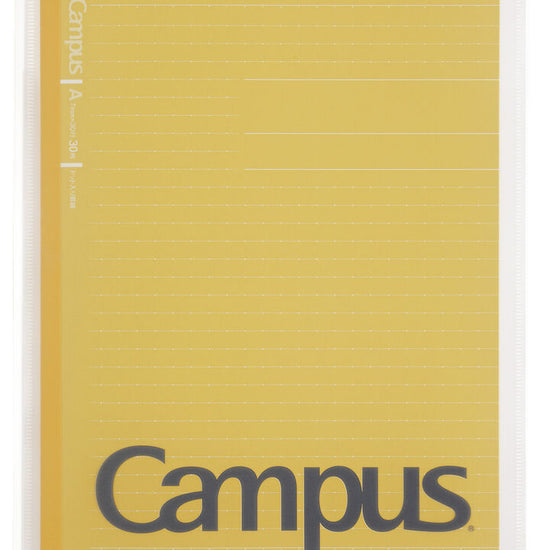 Cahier Kokuyo Campus avec pochette de rangement – B5 jaune