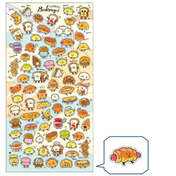 Mind Wave – Stickers Kawaii Boulangerie
