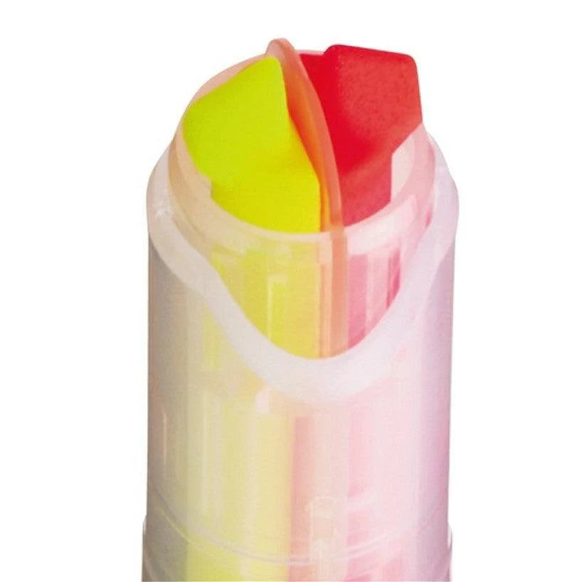 Surligneurs 2 en 1 – Kokuyo Beetle Tip (Pack de 3 – Couleurs douces) 2