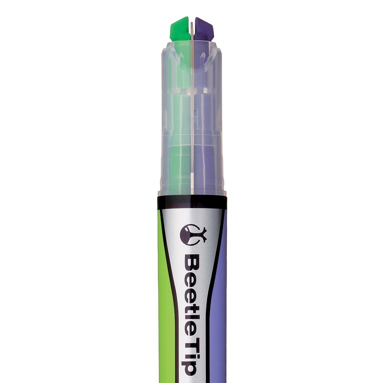 surligneur-double-couleur-rotatif-violet-vert vue 5