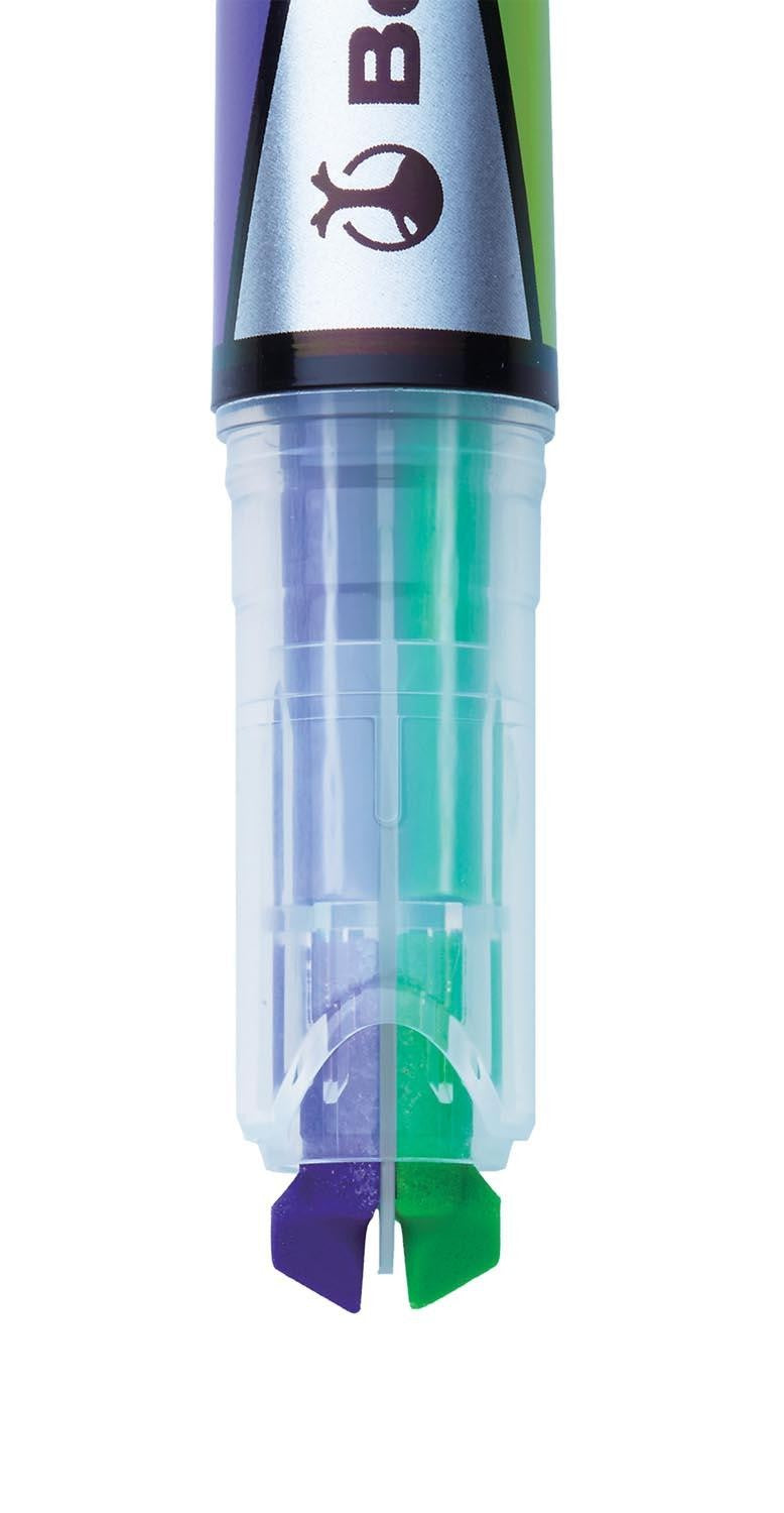 surligneur-double-couleur-rotatif-violet-vert vue 3