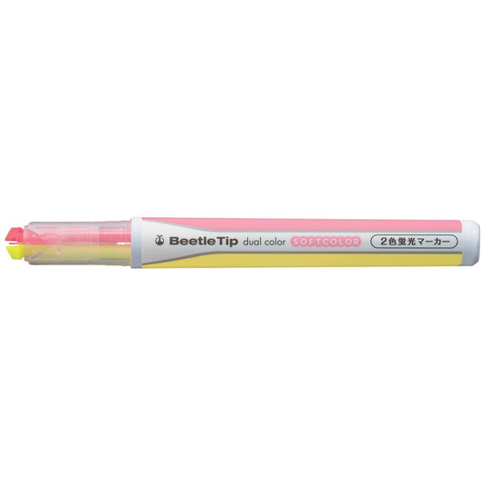 surligneur-double-couleur-rotatif-rose-jaune-soft vue 2