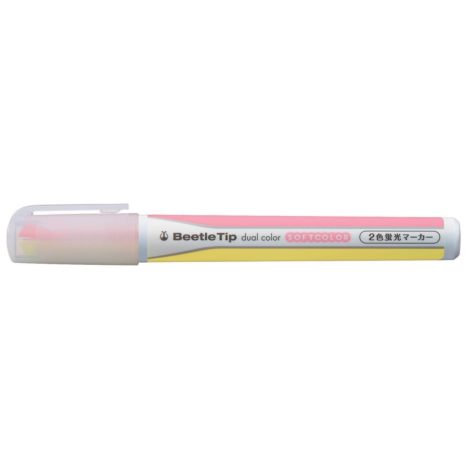 surligneur-double-couleur-rotatif-rose-jaune-soft vue 1