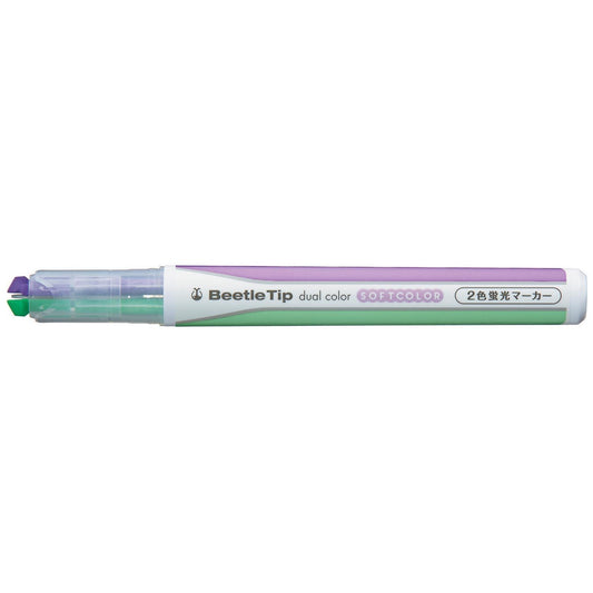 surligneur-double-couleur-rotatif-violet-vert-soft vue 2