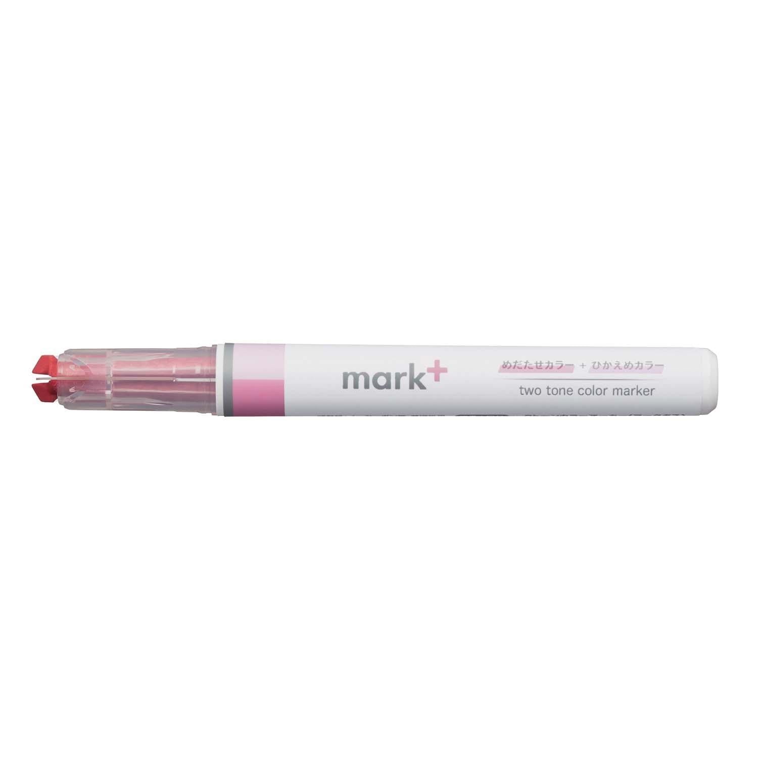 surligneur-double-couleur-encre-douce-et-lisible-rose vue 1