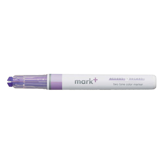 surligneur-double-couleur-encre-douce-et-lisible-violet vue 1