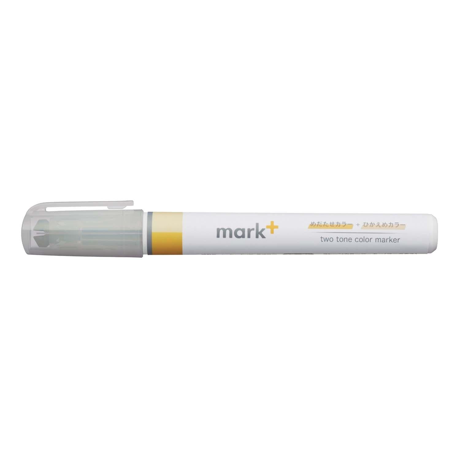 surligneur-double-couleur-encre-douce-et-lisible-jaune vue 2
