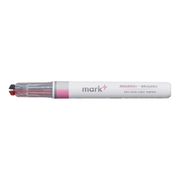 surligneur-double-pointe-rose-gris vue 1