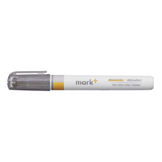 surligneur-double-pointe-jaune-gris vue 2