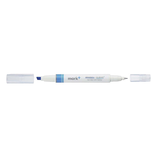 marqueur-double-usage-surlignage-et-prise-de-notes-bleu vue 2