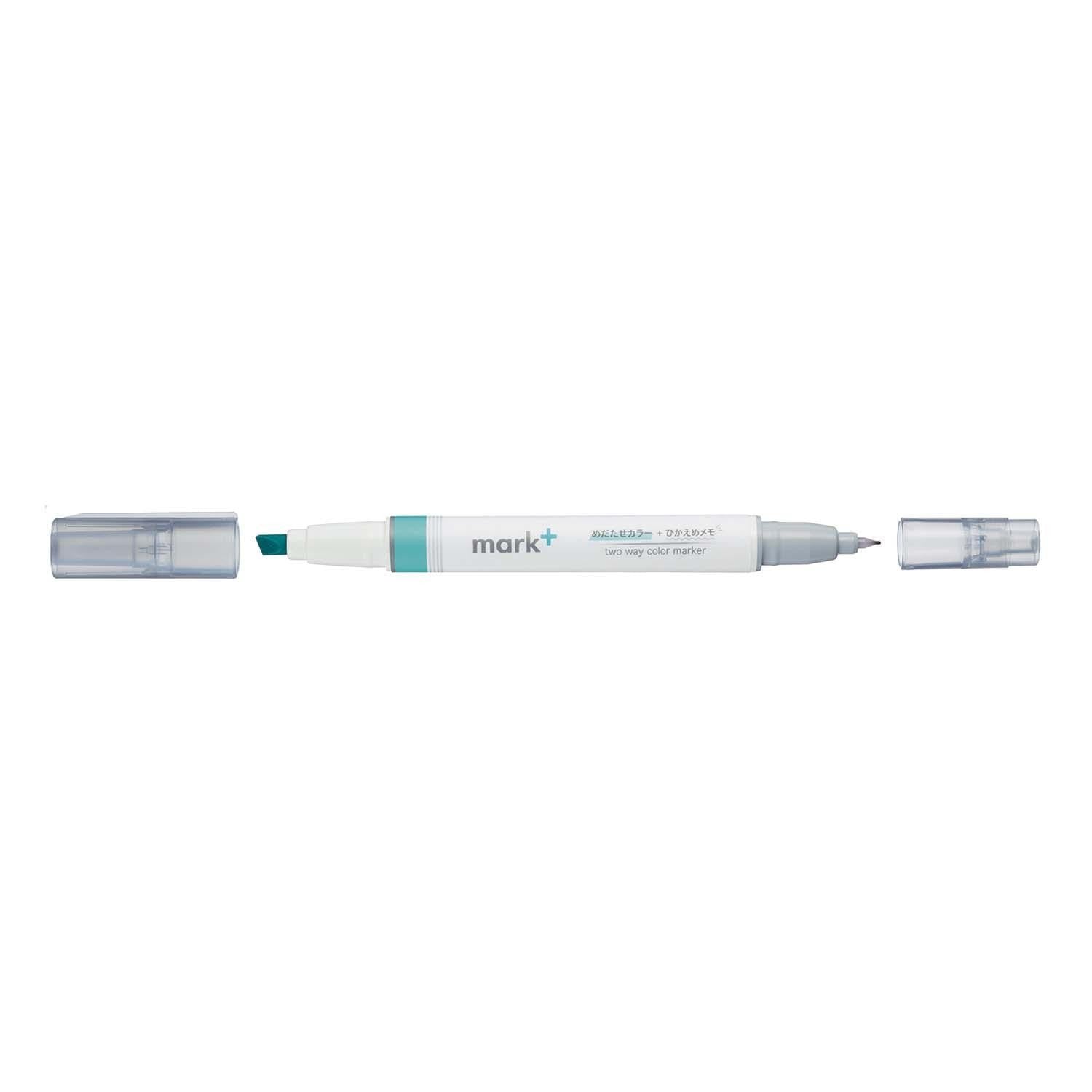 marqueur-double-usage-surlignage-et-prise-de-notes-vert-et-gris vue 2