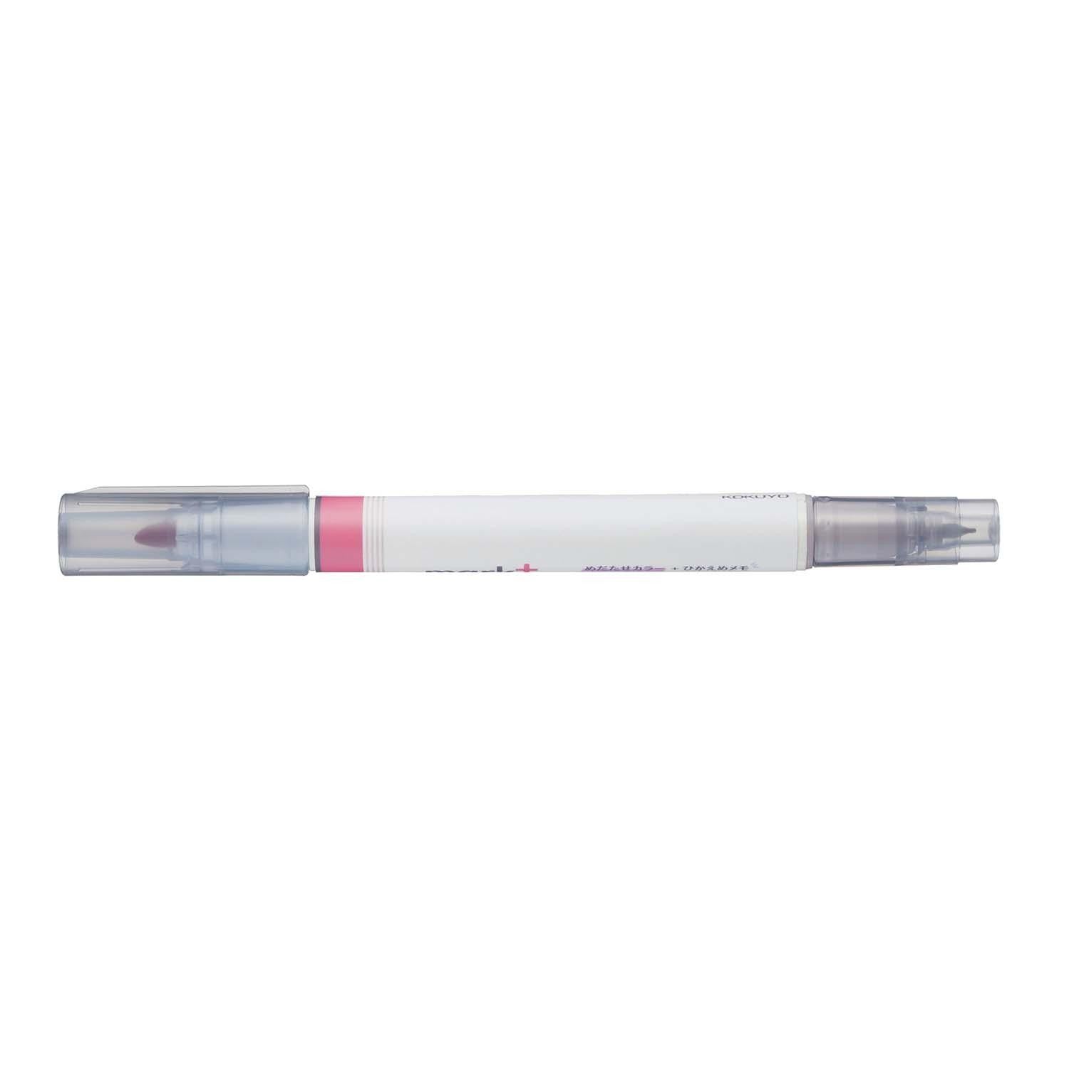 marqueur-double-usage-surlignage-et-prise-de-notes-rose-et-gris-copie vue 1
