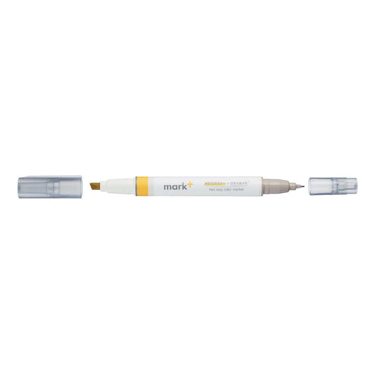 marqueur-double-usage-surlignage-et-prise-de-notes-jaune-et-gris vue 2