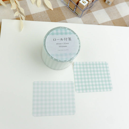 rouleau-stiky-notes-vert vue 1