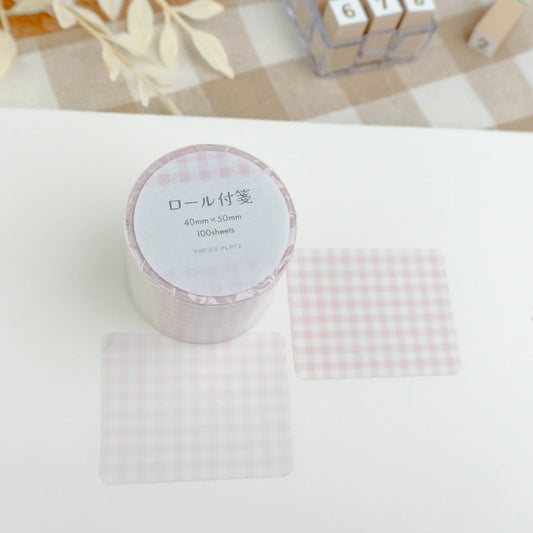 rouleau-stiky-notes-rose vue 1