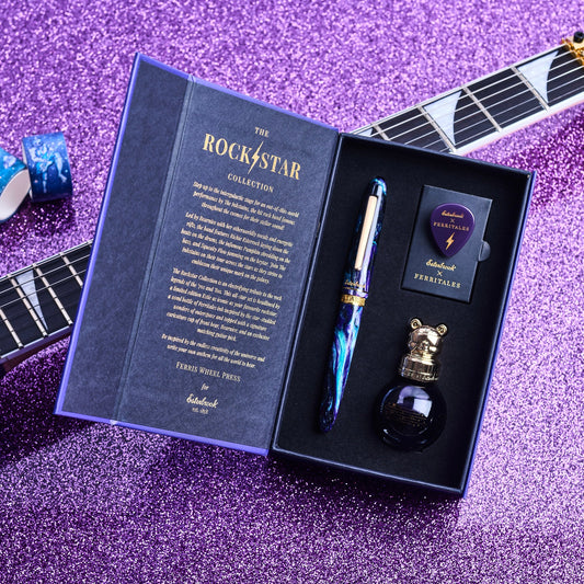 Stylo plume Esterbrook x Ferris Wheel Press – Rockstar Purple & Teal Set