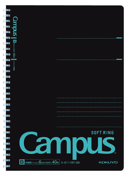 Cahier A4 à anneaux souples – Campus Soft Ring – Kokuyo