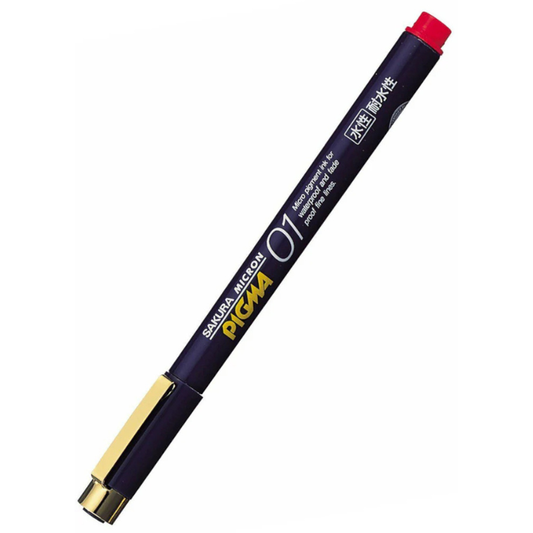 Feutre Pigma Micron Fineliner - Sakura - Rouge 01