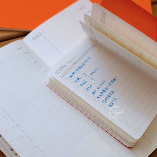 Recharge carnet de voyage Planner Mensuel  – BenStore – Format Regular ou Passeport