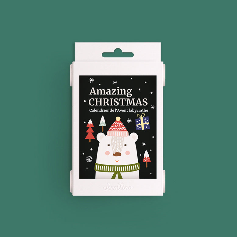 Scrollino Amazing Christmas calendrier de l'avent labyrinthe