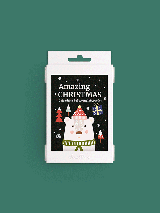 Scrollino - Amazing Christmas- Calendrier de l'Avent labyrinthe