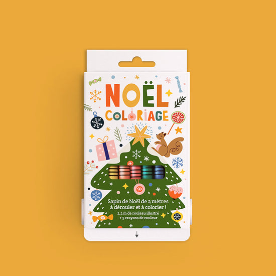 Coloriage de Noël Scrollino