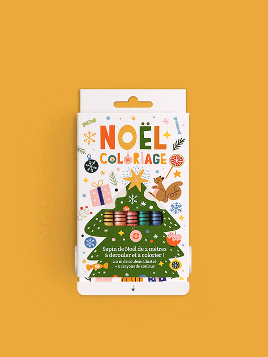 Scrollino - Coloriage de Noël - Sapin de l'Avent