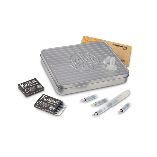 Kaweco Calligraphy Set – Stylo Plume + 4 Plumes blanc