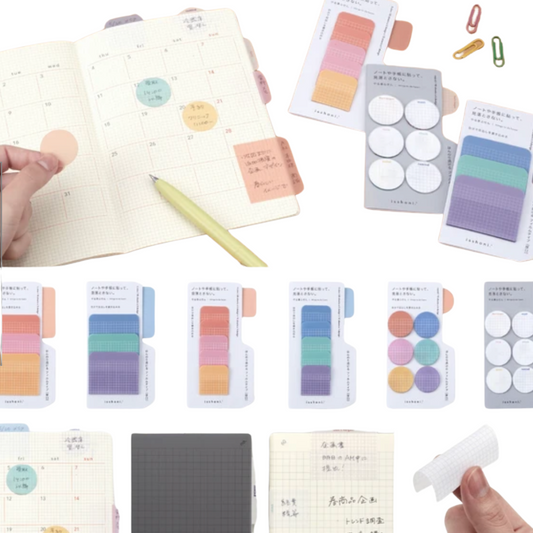 sticky-notes-vert-et-violet-taille-l vue 2