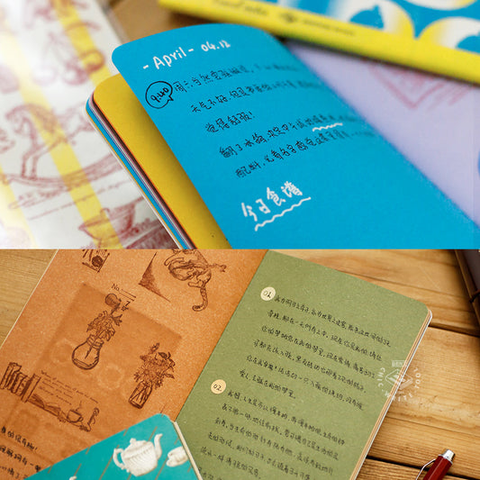 Recharge Papier Spécial Coloré - Carnet de voyage – BenStore – Format et coloris au choix au choix