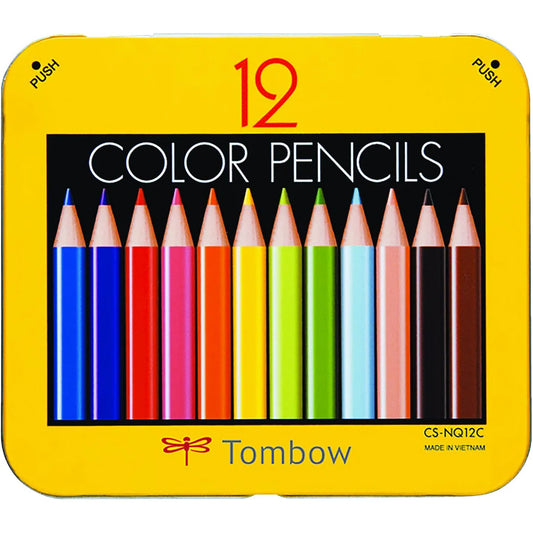 Coffret Mini Crayons de Couleur – Tombow NQ 1500 (Set de 12)