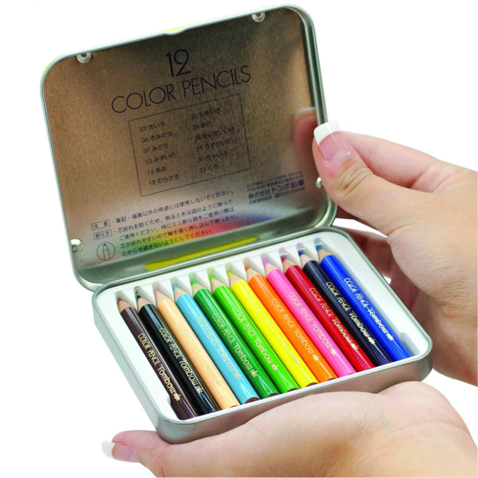 Coffret Mini Crayons de Couleur – Tombow NQ 1500 (Set de 12) 2