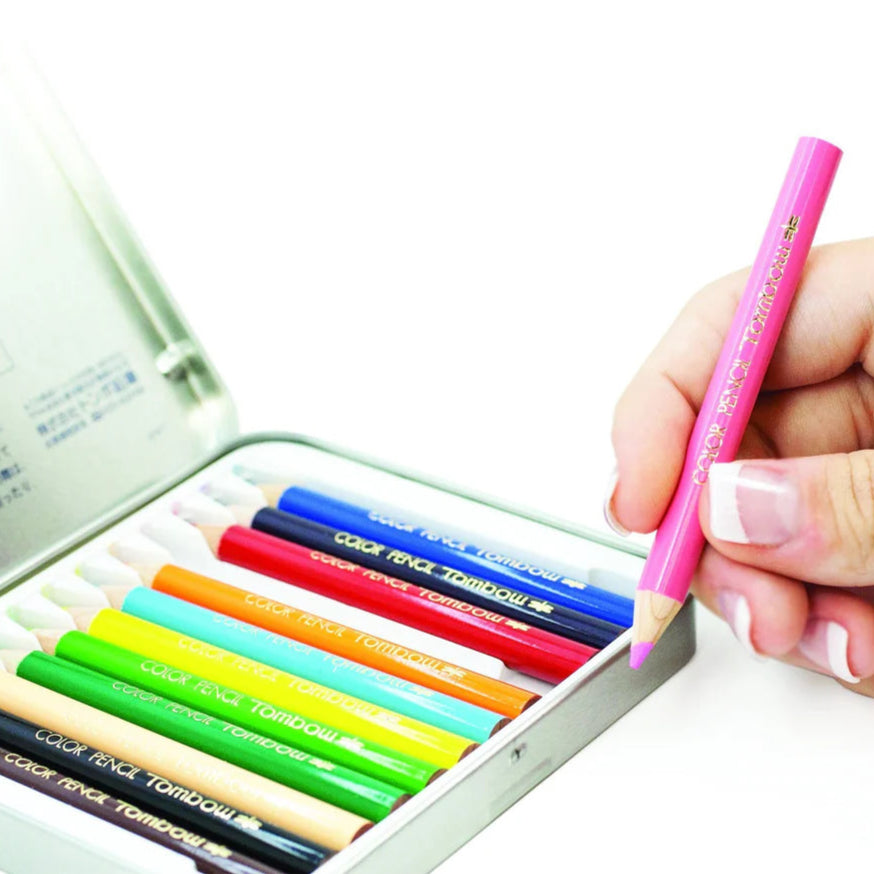 Coffret Mini Crayons de Couleur – Tombow NQ 1500 (Set de 12) 3