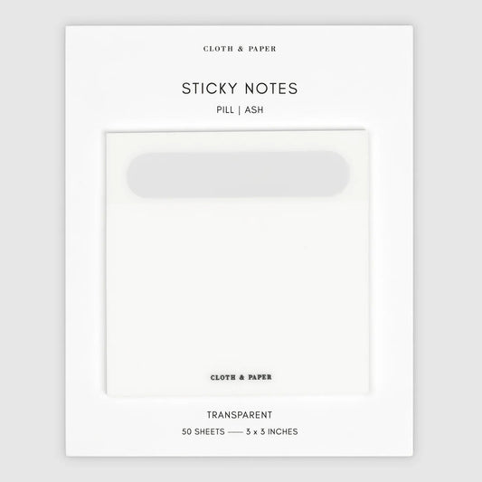 Sticky notes transparents « Pill Tab » – Cloth & Paper