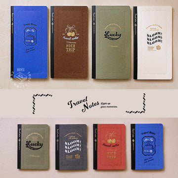Recharge Embossé Carnet de voyage – BenStore – Format et Coloris au choix