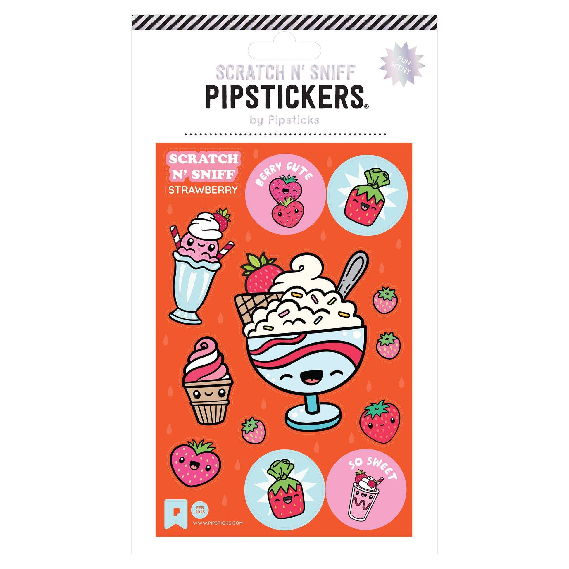 Stickers Scratch n' Sniff Pipsticks